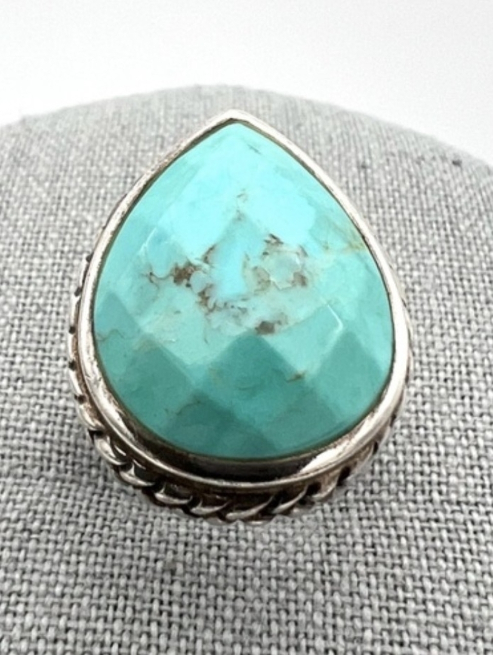 Barse Sterling Silver Turquoise Ring Size 7